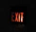 EXIT sign